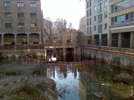 Piazza Affari e il famoso lago