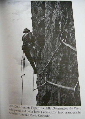 Dino Piazza sulla Torre Cecilia