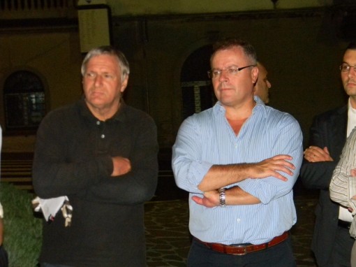 Don Ciotti e il sindaco Brivio