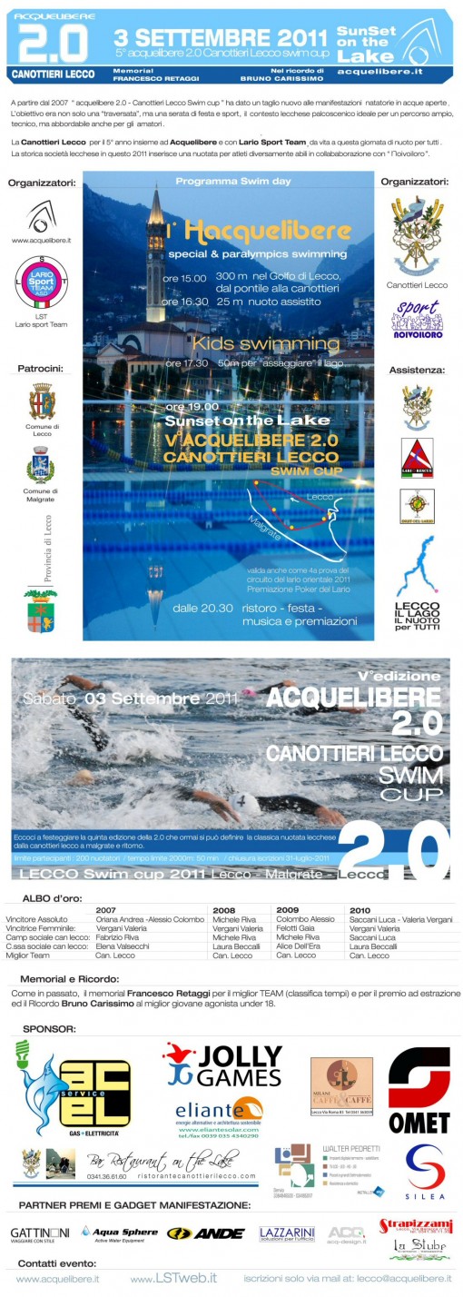 Acque Libere Canottieri Lecco