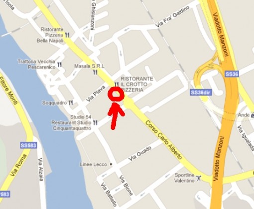 cartina corso carlo alberto