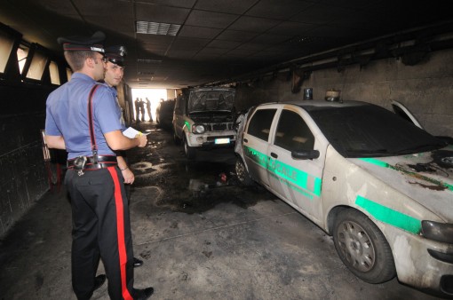 Rogo garage polizia locale Calolziocorte