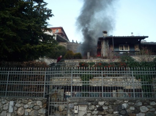 Germanedo - Villetta in fiamme