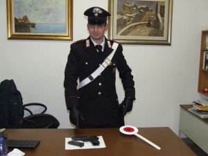 cc pistola sequestrata