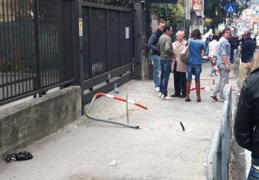 Il punto dell'impatto fatale Incidente mortale Calolzio (13)