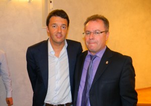 Matteo Renzi e Virginio Brivio 