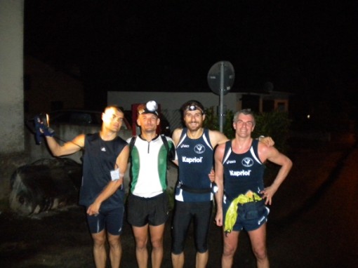 Francesco, Marco, Paolo e Bruno Periplo del Lario 250km