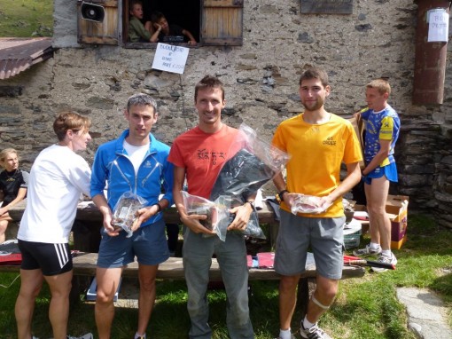 Corsa in montagna podio maschile gloria lizzoli deleguaggio