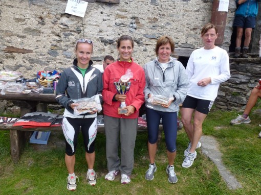 Podio Femminile 2012 Alpe Deleguaggio corsa in montagna