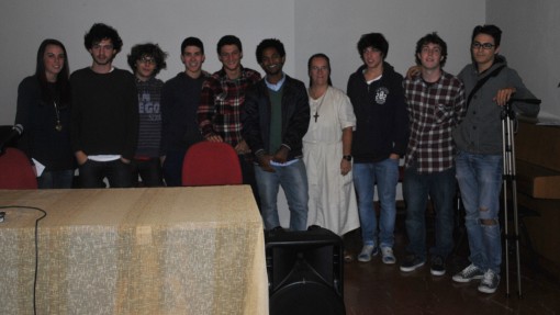 Suor Marcella e alunni Leopardi