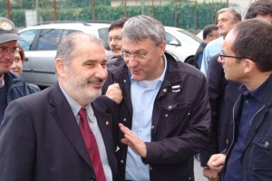 Tino Magni e Maurizio Landini