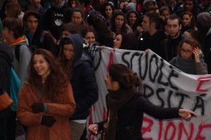 Manifestazione studenti 01/12/2012