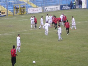 punizione per il Voghera - Danilo (Alessandro alla battuta