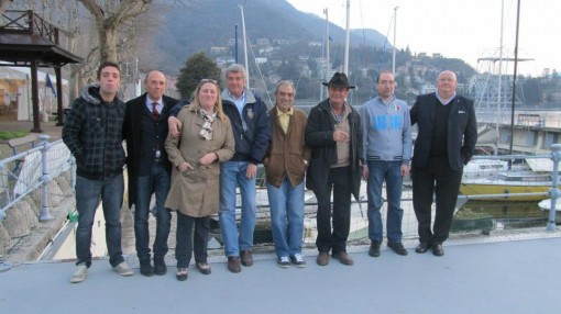 Sergio Clerici alla mostra del Centenario