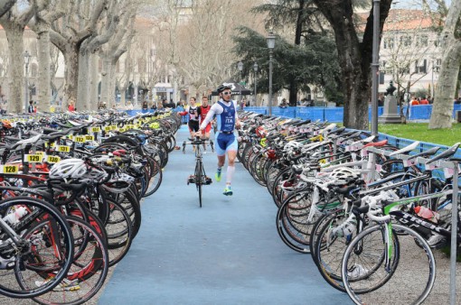 rt . duatlhon città di lecco . 7.4.2013 . cambio