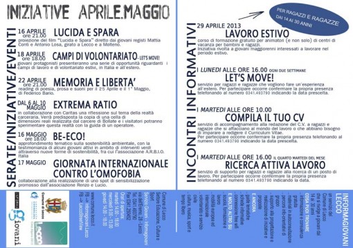 cartolina eventi ig lecco
