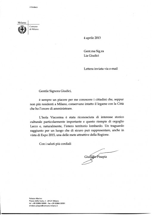 lettera pisapia