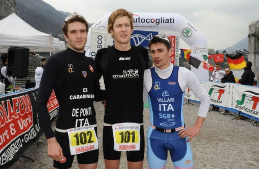 podio duathlon lecco 2013