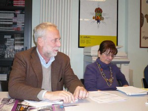 Giorgio Redaelli, Mariagrazia Zanetti, Conferenza stampa Les Cultures 24 maggio 2013