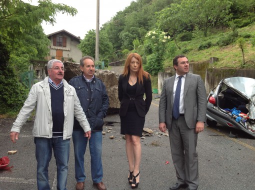 sopralluogo on. Brambilla frana Monte Marenzo