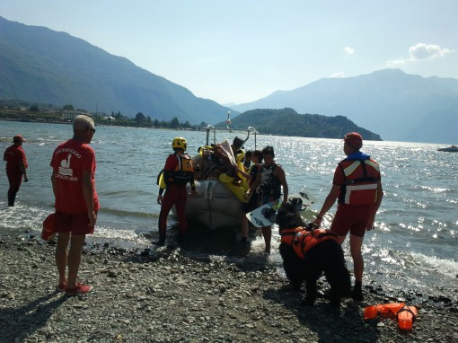 Lario Sicuro - Cani bagnino a Colico