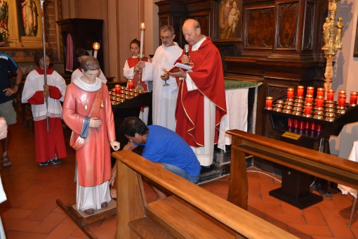 arrivo statua San lorenzo - Abbadia - 2013 (6)