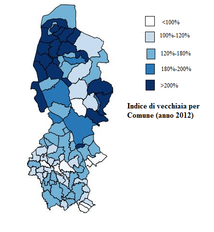indice di vecchiaia provincia di Lecco