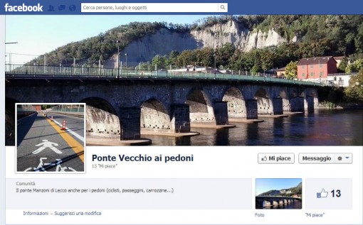 ponte vecchio ai pedoni facebook