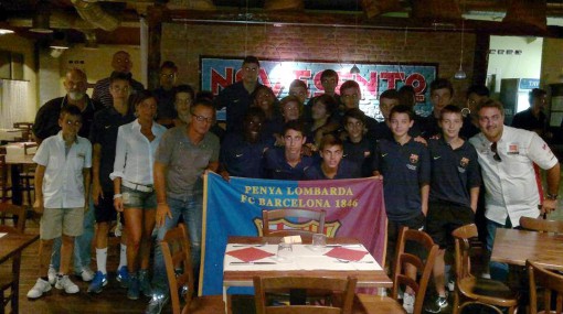 Cena con Cadete B Barcelona