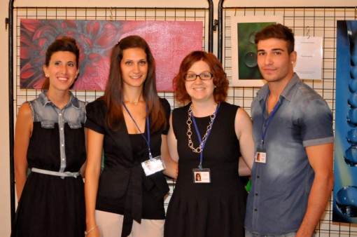 Da sinistra Elisa Foti, Paola Varano, Giada Rigamonti e Alessandro Curto