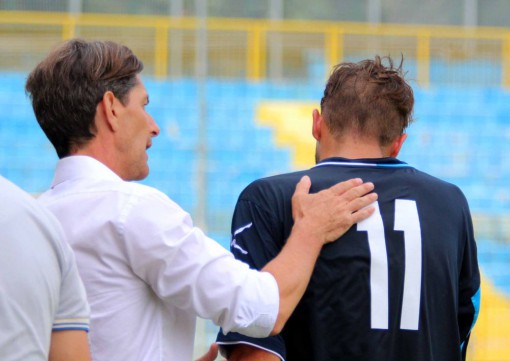 CAMPIONATO SERIE D PARTITA TRA CALCIO LECCO E OLGINATESE 1 - 1 - LECCO 1 SETTEMBRE 2013 -