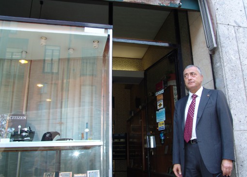 questore Alberto Francini alla gioielleria Pozzoni