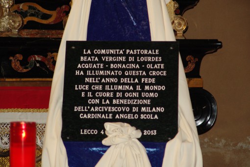 targa croce resegone