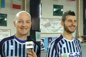 Calcio a 5 Da sx Marlon Urio e Mirko Antonietti