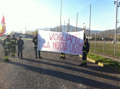 protesta pompieri - area Bione (2)