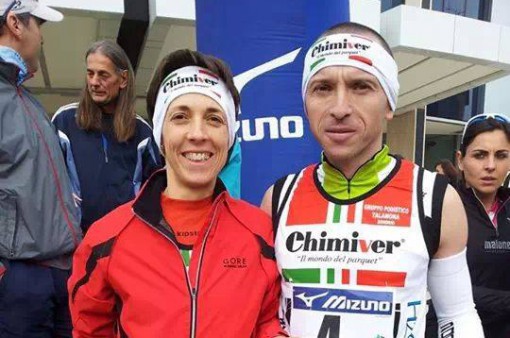 Cristina e Dario Fracassi Corsa sui grattacieli gennaio 2014 (2)
