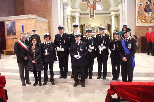 nella Chiesa di Germanedo a Lecco tradizionale cerimonia celebrativa in onore di San Sebastiano, Patrono della Polizia Locale. San Sebastiano - lecco 20 gennaio 2014 - GRUPPI PREMIATI
