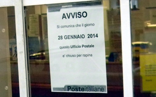 Posta San Giovanni rapina 28 gennaio 2014 (1)