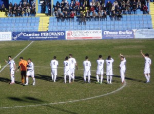 Sport - Lecco Pontisola 26-1-14 saluto