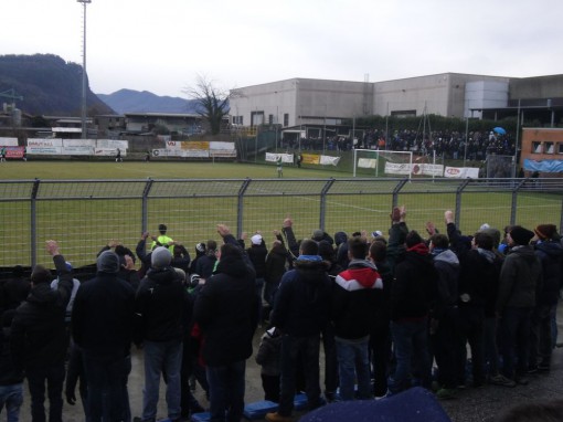 Sport - Olginatese - Lecco 5-1-14 tifosi