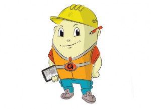 logo mascotte geometriamoci