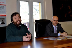 Da sx. don Andrea e sindaco Mariani