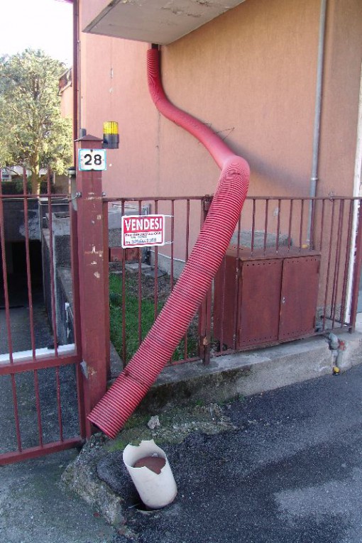 Danni condominio via Cimabue (2)