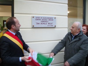 Intitolazione centro anziani Bolis calolzio