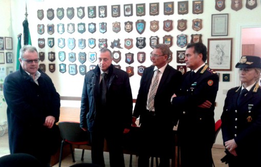Questore visita comando polizia locale lecco