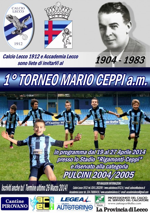 locandina I torneo Mario Ceppi