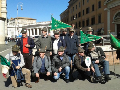 Alpini a Roma dal papa (3)