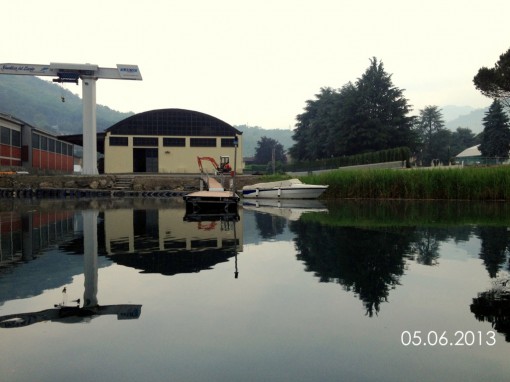 Garlate - il canneto dopo i lavori nella foto scattata dal WWF