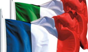 bandiere italia francia