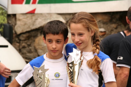 Corsa montagna Andrea e Francesca Gianola